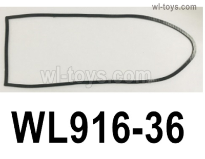 Wltoys WL916 Parts Silicone waterproof ring.WL916-36. The size is 230*75*2mm.Wltoys WL916 RC Boat Spare Accessories.