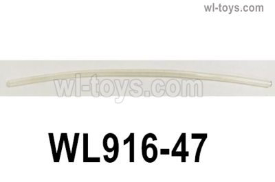 Wltoys WL916 Parts water intake soft rubber hose..WL916-47.The size is 5.5*3*355mm.Wltoys WL916 RC Boat Spare Accessories.