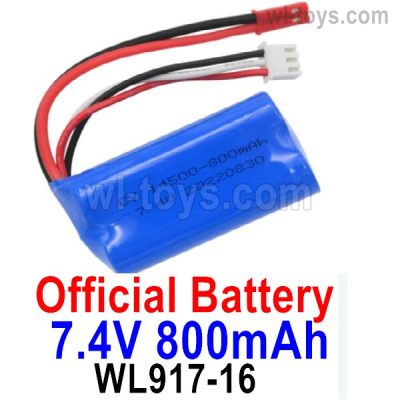 Wltoys WL917 RC Battery Parts.WL917-16.7.4V 800mAh 10C 14500 Lipo Battery with JST jst connector.Total 1pcs.Wltoys WL917 RC Boat Spare Accessories.XKS WL917 Jet Ship Accessories.