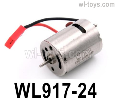 Wltoys WL917 Parts Main motor unit.WL917-24.WL917 Carbon brush motor,7.4V no-load speed 23000, model RC370WA-4242E-41D, nickel plated.Wltoys WL917 RC Boat Spare Accessories.XKS WL917 Jet Ship Accessories.