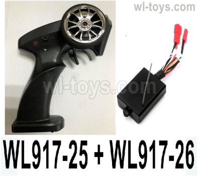 Wltoys WL917 Parts Transmitter and Receiver board Togeter.WL917-25 + WL917-26.Wltoys WL917 RC Boat Spare Accessories.XKS WL917 Jet Ship Accessories.