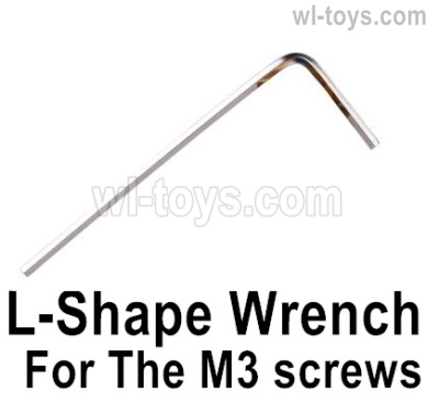 Wltoys WL917 Parts L-Wrench for the M3X3 Machine Screws.Wltoys WL917 RC Boat Spare Accessories.XKS WL917 Jet Ship Accessories.