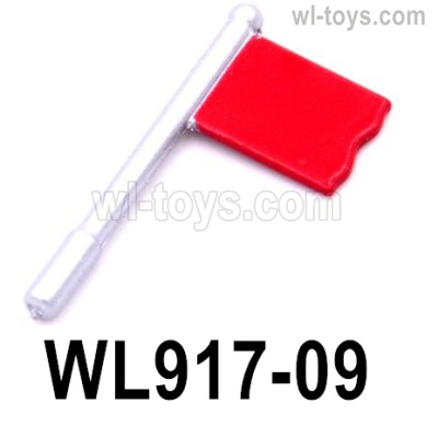 Wltoys WL917 Parts Decorative flag.WL917-09.The spray paint is red.Wltoys WL917 RC Boat Spare Accessories.XKS WL917 Jet Ship Accessories.