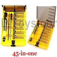 Wltoys WL918 Screws Driver-45-IN-1 Package Parts.Wltoys WL918 RC Boat Spare Accessories.