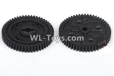 DHK RAZ-R Parts-Spur gear-53T(Plastic)-2pcs Parts-8131-204,DHK RAZ-R Parts,DHK Wolf Parts,DHK HOBBY 8133 8134 Parts