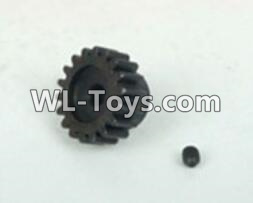 DHK RAZ-R Parts-Motor gear-18T and Lock Nut(M3x3) Parts-8131-9M2,DHK RAZ-R Parts,DHK Wolf Parts,DHK HOBBY 8133 8134 Parts