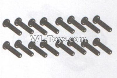 DHK RAZ-R Parts-B head screws-Coarse thread(BB3x16mm)-16pcs Parts-8381-119,DHK RAZ-R Parts,DHK Wolf Parts,DHK HOBBY 8133 8134 Parts