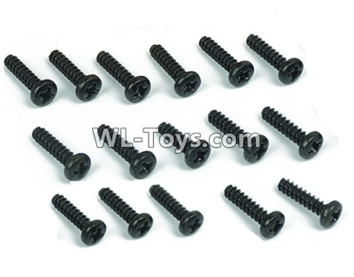 DHK RAZ-R Parts-B Head screw-Coarse thread(BB3X12mm)-16pcs Parts-8381-605,DHK RAZ-R Parts,DHK Wolf Parts,DHK HOBBY 8133 8134 Parts