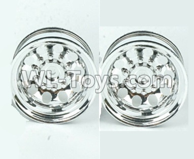 DHK Crosse Parts-Chrome wheels,Wheel hub(2pcs) Parts-8136-006-01,DHK Crosse 8136 RC Car Parts,DHK Hobby Crosse 8136 Parts