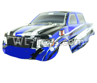 DHK Crosse Parts-Printed truck body(pvc),DHK 8136 rc car shell-Blue Parts-8136-007 008 ,DHK Crosse 8136 RC Car Parts,DHK Hobby Crosse 8136 Parts