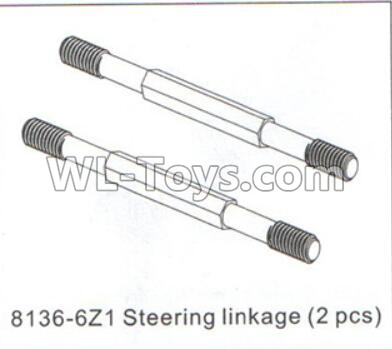 DHK Crosse Parts-Steering Linkage(2pcs) Parts-8136-6Z1,DHK Crosse 8136 RC Car Parts,DHK Hobby Crosse 8136 Parts