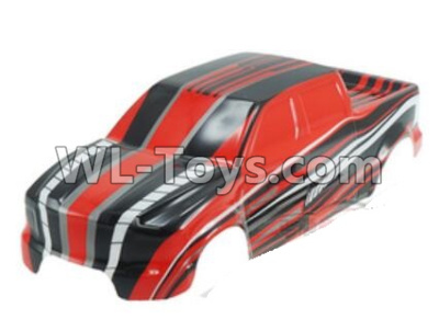 DHK CrossePrinted truck body(pvc),DHK 8136 rc car shell-Red Parts-8137-001 002 ,DHK Crosse 8136 RC Car Parts,DHK Hobby Crosse 8136 Parts