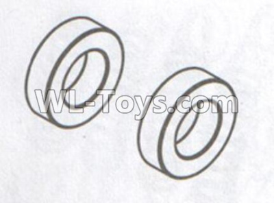 DHK Crosse Parts-Ball bearing(Dia 8X14X4mm)-2pcs Parts-8381-114,DHK Crosse 8136 RC Car Parts,DHK Hobby Crosse 8136 Parts