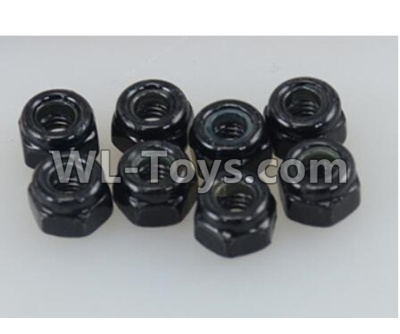 DHK Crosse Parts-M3 Nylon Nut(8pcs) Parts-8381-306,DHK Crosse 8136 RC Car Parts,DHK Hobby Crosse 8136 Parts
