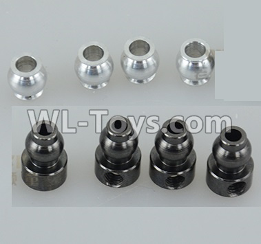 DHK Crosse Parts-Anti-Roll bar pivot ball-Upper and Lower(4 sets)-Can alse be used for 8382 8381 8135 8136 8384 Parts-8381-403 ,DHK Crosse 8136 RC Car Parts,DHK Hobby Crosse 8136 Parts