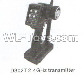 DHK Crosse2.4GHZ Transmitter Parts-D302T ,DHK Crosse 8136 RC Car Parts,DHK Hobby Crosse 8136 Parts