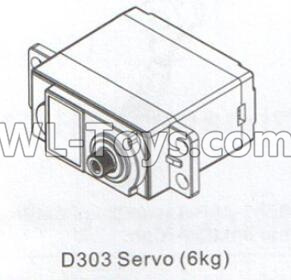 DHK Crosse Parts-Servo(6kg) Parts-D303,DHK Crosse 8136 RC Car Parts,DHK Hobby Crosse 8136 Parts