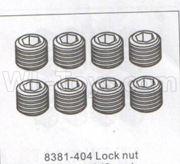 DHK Optimus Parts-Lock nut,Jimi Maching screws,set screws(M3x3mm)-8pcs Parts-8381-404,DHK Optimus 8383 Parts,DHK Optimus Parts-XL Buggy,DHK Hobby 8383 Parts