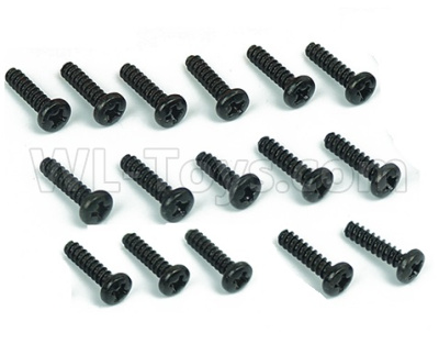 DHK Optimus Parts-B Head screw-Coarse thread(BB3X12mm)-16pcs Parts-8381-605,DHK Optimus 8383 Parts,DHK Optimus Parts-XL Buggy,DHK Hobby 8383 Parts