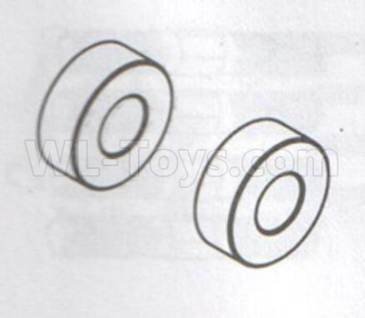 DHK Zombie 8384 Parts-Ball Bearing(5X11X4mm)-2pcs Parts-8381-117,DHK Hobby Zombie 8E 8384 RC Truck Parts