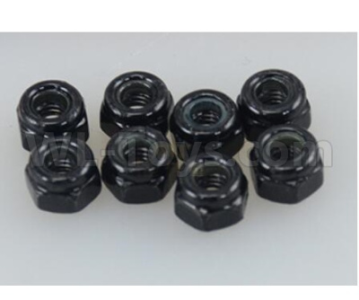 DHK Zombie 8384 M3 Nylon Nut(8pcs) Parts-8381-306,DHK Hobby Zombie 8E 8384 RC Truck Parts
