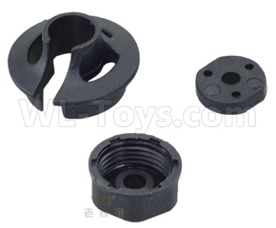 DHK Zombie 8384 Parts-Lower shock Mount+Pistion+O Ring(Dia 13X1.5mm) Parts-8381-307,DHK Hobby Zombie 8E 8384 RC Truck Parts