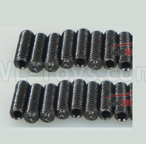 DHK Zombie 8384 Parts-Lock nut,jIMI Machine screws,Set screws(M4x12mm)-16PCS Parts-8381-716,DHK Hobby Zombie 8E 8384 RC Truck Parts