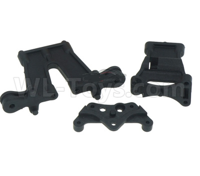 DHK Zombie 8384 Parts-Battery mount-A and B Parts-8382-004,DHK Hobby Zombie 8E 8384 RC Truck Parts