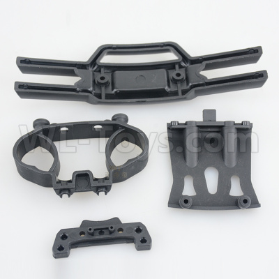 DHK Zombie 8384 Parts-Bumper+Upper sus.arm mount-Front Parts-8382-702,DHK Hobby Zombie 8E 8384 RC Truck Parts