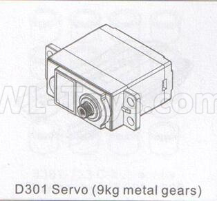 DHK Zombie 8384 Parts-D301 Servo(9KG Metal gears) Parts,DHK Hobby Zombie 8E 8384 RC Truck Parts