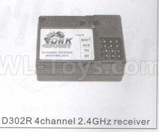 DHK Zombie 8384 Parts-D302R 4 Channel 2.4GHZ receiver Parts,DHK Hobby Zombie 8E 8384 RC Truck Parts