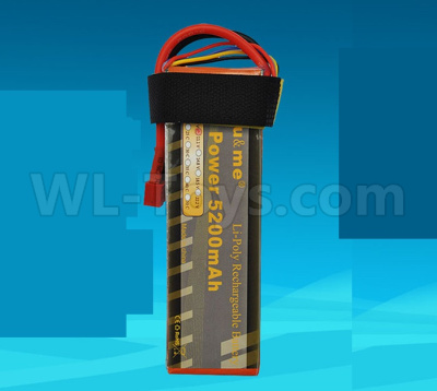 DHK Zombie 8384 Parts-Upgrade 11.1V 5200mah battery,Size is perfect,Run more time(1pcs) Parts-H106 P117-01,DHK Hobby Zombie 8E 8384 RC Truck Parts