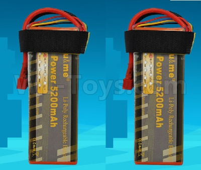 DHK Zombie 8384 Upgrade Battery-11.1V 5200mah battery,Size is perfect,Run more time(2pcs) Parts-H106 P117-02,DHK Hobby Zombie 8E 8384 RC Truck Parts
