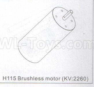 DHK Zombie 8384 Parts-Brushless Motor(KV2260) Parts-H115,DHK Hobby Zombie 8E 8384 RC Truck Parts