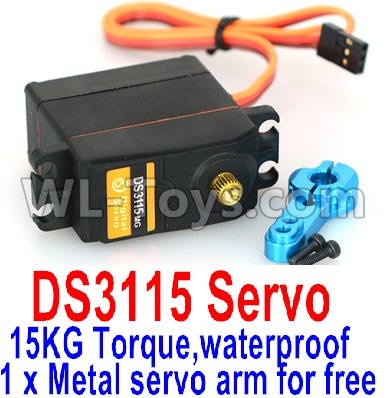 DHK Optimus Parts-DS3115 Servo-15KG Torque(1 x Metal servo arm for free)-waterproof Parts,DHK Optimus 8383 Parts,DHK Optimus Parts-XL Buggy,DHK Hobby 8383 Parts