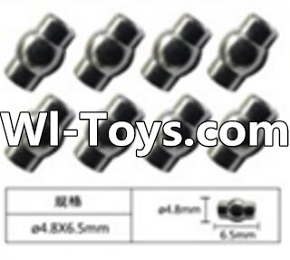 FeiYue FY-01 Spare Parts-63-02 W12055 Ball head sleeve(8pcs)-4.8X6.5mm,FeiYue FY-01 RC Car Parts,FY01 FY-01 RC Truck Spare parts Accessories,1:12 4WD High Speed Buggy Parts