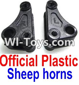 FeiYue FY-02 Spare Parts-15-01 F12034-035 Official Plastic sheep horns(2pcs),FeiYue FY-02 RC Car Parts,FY02 FY-02 RC Truck Spare parts Accessories,1:12 4WD High Speed Buggy Parts