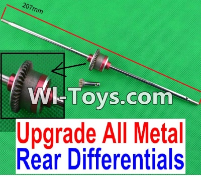 FeiYue FY-02 Spare Parts-29-02 Upgrade All Metal Rear Differentials Assembly,FeiYue FY-02 RC Car Parts,FY02 FY-02 RC Truck Spare parts Accessories,1:12 4WD High Speed Buggy Parts