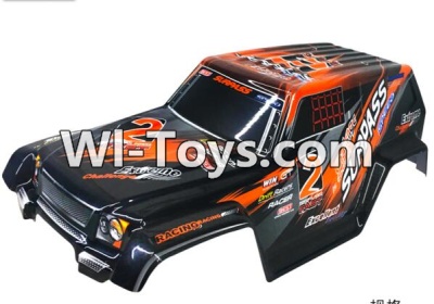 FeiYue FY-02 Spare Parts-42-02 FY-CK02 Whole desert Car canopy Assembly,desert Shell Assembly-Orange,FeiYue FY-02 RC Car Parts,FY02 FY-02 RC Truck Spare parts Accessories,1:12 4WD High Speed Buggy Parts