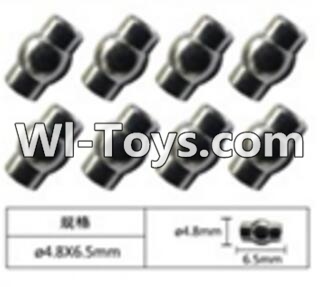FeiYue FY-02 Spare Parts-63-02 W12055 Ball head sleeve(8pcs)-4.8X6.5mm,FeiYue FY-02 RC Car Parts,FY02 FY-02 RC Truck Spare parts Accessories,1:12 4WD High Speed Buggy Parts