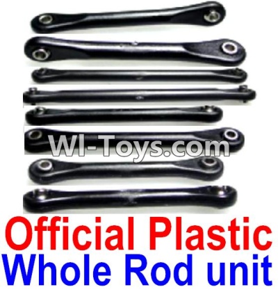 FeiYue FY03 FY-03 Whole Official Plastic Rod unit(Total 8pcs)-(Include the 21-03 21-05 21-06 21-09 Rod) Parts-,FeiYue FY03 Parts