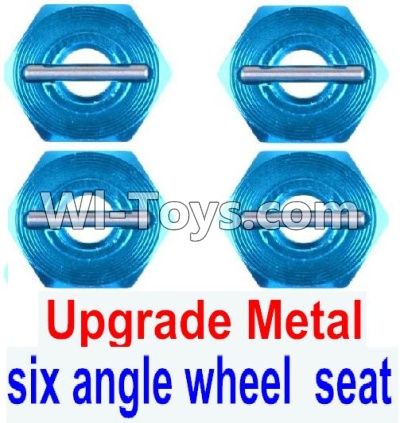 FeiYue FY-04 Spare Parts-28-02 Upgrade Metal Combination device, six angle wheel seat(4pcs),FeiYue FY-04 RC Car Parts,FY04 FY-04 RC Motorcycle Truck Spare parts Accessories,1:12 4WD High Speed Buggy Parts