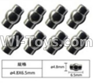 FeiYue FY-04 Spare Parts-63-02 W12055 Ball head sleeve(8pcs)-4.8X6.5mm,FeiYue FY-04 RC Car Parts,FY04 FY-04 RC Motorcycle Truck Spare parts Accessories,1:12 4WD High Speed Buggy Parts
