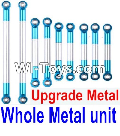 FeiYue FY-05 FY05 Parts-Whole Upgrade Metal Rodunit(Include the 21-04 21-06 21-08 21-10 21-11 Metal Rod)-9pcs,FeiYue FY-05 RC Car Parts,FY05 FY-05 RC Truck Spare parts Accessories,1:12 4WD High Speed Buggy Parts
