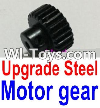 FeiYue FY-05 FY05 Parts-FY-T22 T24 T26 Upgrade Steel Motor Gear(1pcs),FeiYue FY-05 RC Car Parts,FY05 FY-05 RC Truck Spare parts Accessories,1:12 4WD High Speed Buggy Parts