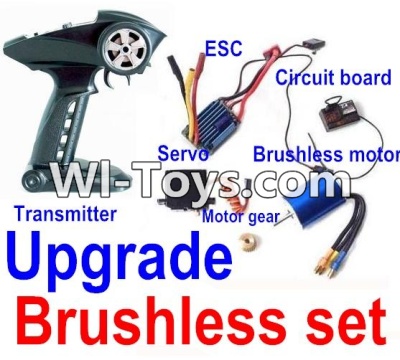 FeiYue FY-05 FY05 Parts-Upgrade Brushless set(Include the Transmitter,Brushless motor,ESC,Servo,Motor gear,Circuit board),FeiYue FY-05 RC Car Parts,FY05 FY-05 RC Truck Spare parts Accessories,1:12 4WD High Speed Buggy Parts