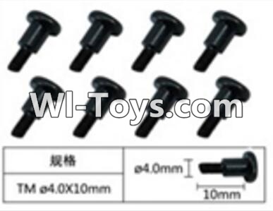 FeiYue FY-05 FY05 Parts-W12075 Inner Hexagon T head Machine screws(8pcs)-4.0X10mm,FeiYue FY-05 RC Car Parts,FY05 FY-05 RC Truck Spare parts Accessories,1:12 4WD High Speed Buggy Parts