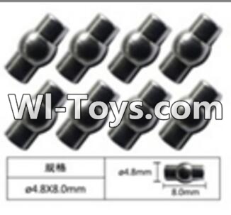 FeiYue FY-05 FY05 Parts-W12054 Ball head sleeve(8pcs)-4.8X8mm,FeiYue FY-05 RC Car Parts,FY05 FY-05 RC Truck Spare parts Accessories,1:12 4WD High Speed Buggy Parts