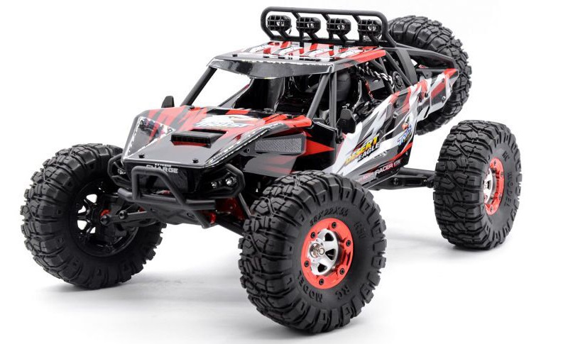 FeiYue FY-07 RC CAR,FY07 FY-07 Bruless rc truck 1/12 1:12 electric rc car,4WD remote control cross-country rock crawler with big wheels-Red FeiYue-Car-All