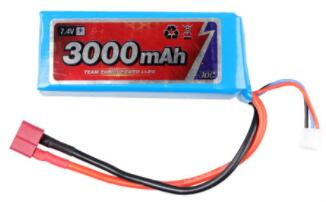 FeiYue FY-06 Spare Parts-35-01 7.4V 3000mAh Battery(1pcs),FeiYue FY-06 RC Car Parts,FY06 FY-06 RC Truck Spare parts Accessories,1:12 4WD High Speed Buggy Parts